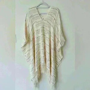 Tojido‎ Collective Handmade Artisan Poncho NWT